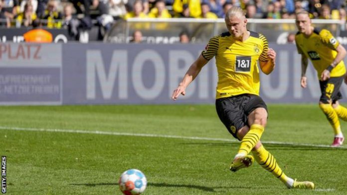 Haaland has scored 92 league goals in 121 appearances Haaland has scored 92 league goals in 121 appearances