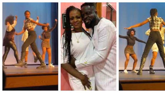 A collage of Ofori Amponsah, Ayisha Modi, and their daughter. Photo credit: @she_loves_stonebwoy/Instagram A collage of Ofori Amponsah, Ayisha Modi, and their daughter. Photo credit: @she_loves_stonebwoy/Instagram