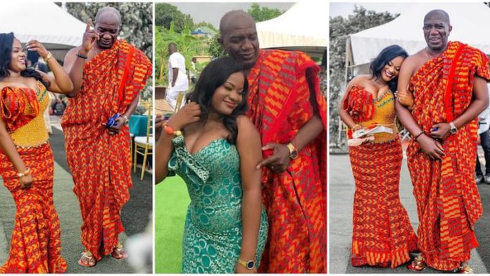 A wedding couple from Kumasi has gone viral Photo source: @delyn_wedding A wedding couple from Kumasi has gone viral Photo source: @delyn_wedding
