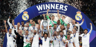 Real Madrid celebrate