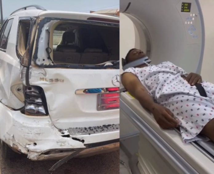 Steve Grown hospitalized after accident