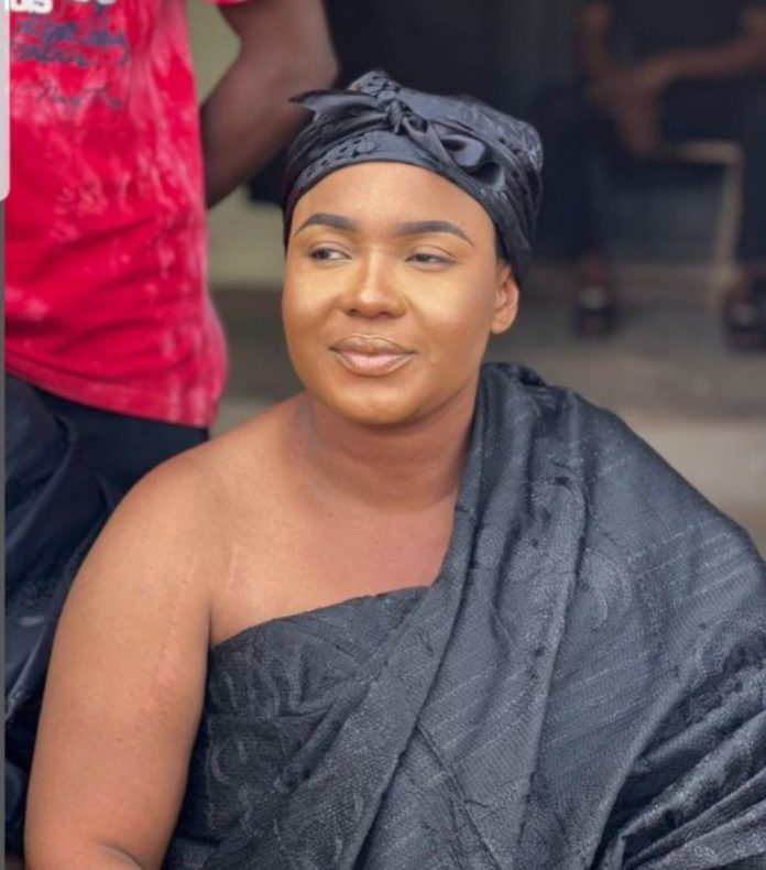 Kumawood actress Louisa Adinkra installed queenmother of Dormaa Ahenkro Source: Zionfelix/Instagram