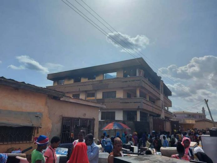 FIRE outbreak