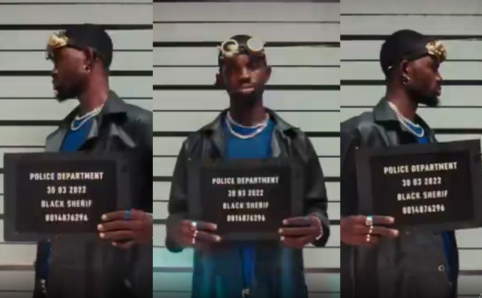 Black Sherif in Kwaku the Traveller music video