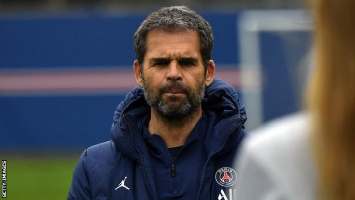 Olle-Nicolle had coached in the first and second divisions of French men's football before being appointed Olle-Nicolle had coached in the first and second divisions of French men's football before being appointed
