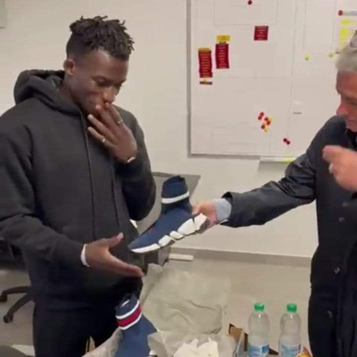 Afena-Gyan and Jose Mourinho Afena-Gyan and Jose Mourinho