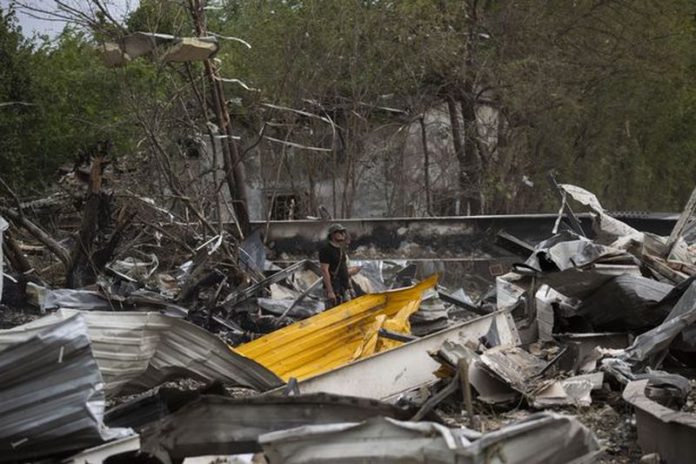 The devastating attack left the mall in ruins and dozens either dead or injured ( Image: OTLANDO BARRIA/EPA-EFE/REX/Shutterstock) The devastating attack left the mall in ruins and dozens either dead or injured ( Image: OTLANDO BARRIA/EPA-EFE/REX/Shutterstock)
