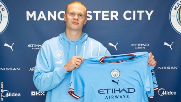 Erling Haaland is the fastest and youngest men's player to reach 20 Champions League goals Erling Haaland is the fastest and youngest men's player to reach 20 Champions League goals
