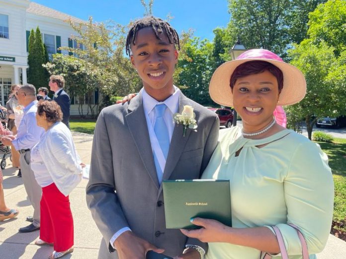 Adwoa Safo's son graduates from a US school source: Adwoa Safo's facebook page Adwoa Safo's son graduates from a US school source: Adwoa Safo's facebook page
