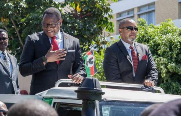 Lazarus Chakwera (L) joined hands with Saulos Chilima (R) to win the 2020 elections Lazarus Chakwera (L) joined hands with Saulos Chilima (R) to win the 2020 elections