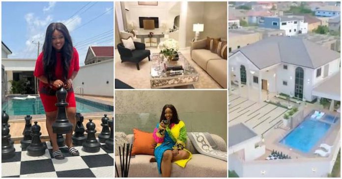 Jackie Appiah's Trassaco mansion is causing a stir online Photo source: @sammykaymedia, @jackieappiah Jackie Appiah's Trassaco mansion is causing a stir online Photo source: @sammykaymedia, @jackieappiah