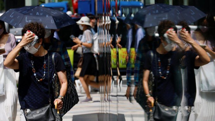 Japan swelters heatwave ever recorded / Credit: REUTERS