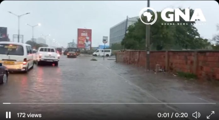 Accra floods source: GNA Accra floods source: GNA