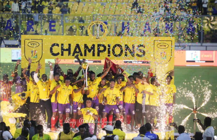 Hearts of Oak celebrate FA Cup title Hearts of Oak celebrate FA Cup title