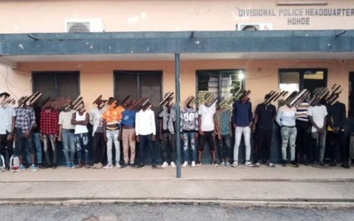 The 20 persons arrested are all men aged between 21 and 35_1600x1000