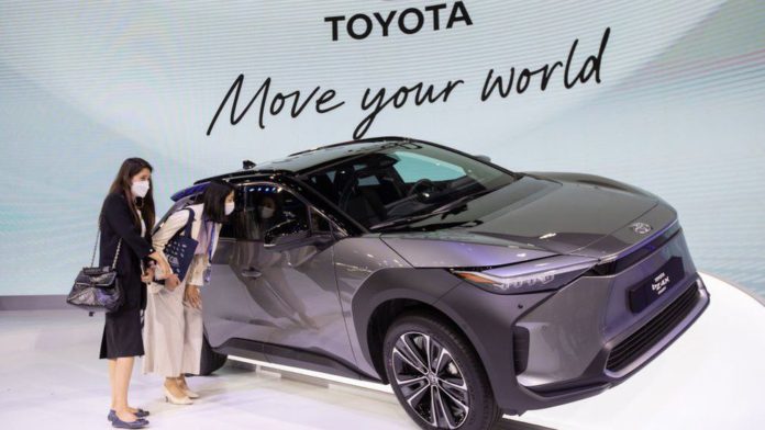 Toyota electric cars/ Credit: GETTY IMAGES