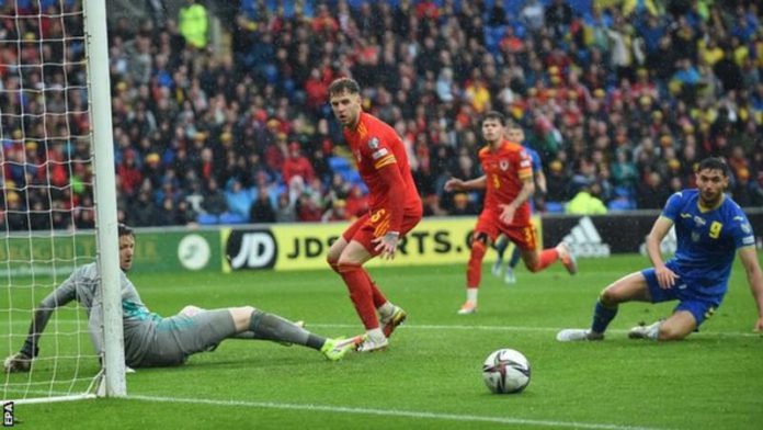 Wales Ukraine match / Credit: EPA