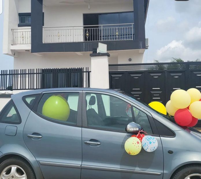 13-year-old gifts her brother a Benz on his 9th birthday