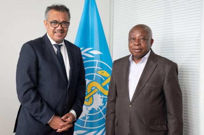 Kwaku Agyemang Manu and WHO boss