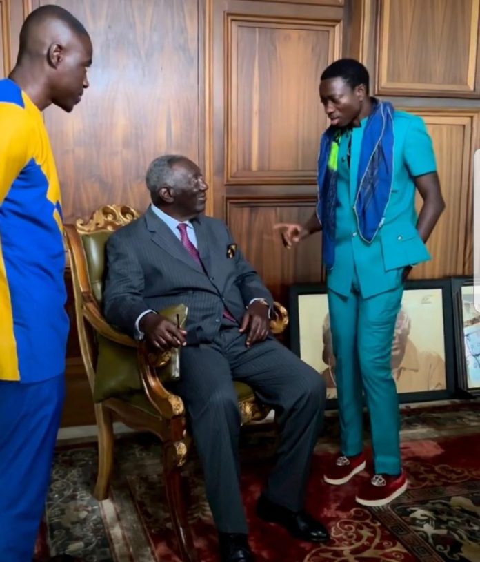 Michael Blackson and ex-Prez JA Kufour