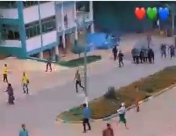 Police at Islamic SHS
