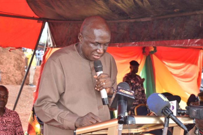The Minister for Interior, Hon. Ambrose Derry