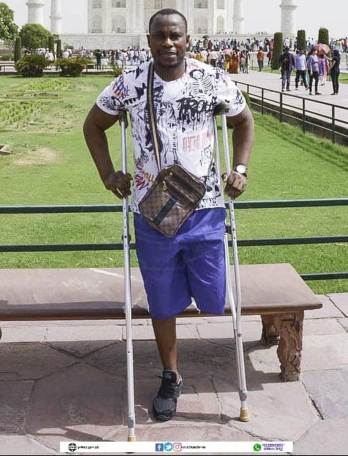 Injured police corporal