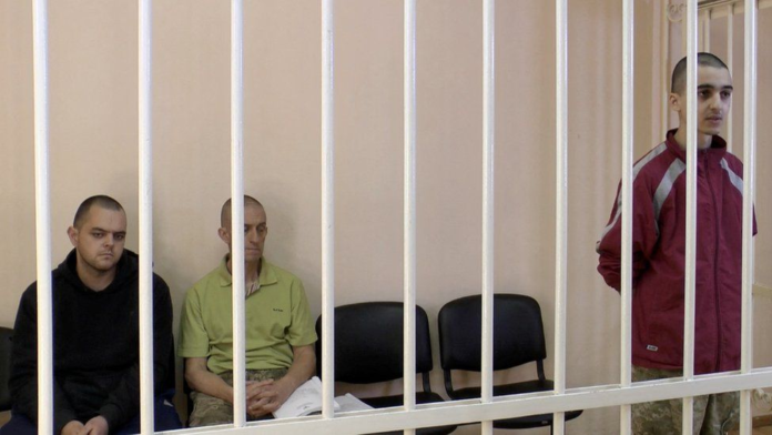Aiden Aslin (left) and Shaun Pinner (centre) were sentenced alongside Moroccan national Brahim Saaudun. Photo Credit: REUTERS Aiden Aslin (left) and Shaun Pinner (centre) were sentenced alongside Moroccan national Brahim Saaudun. Photo Credit: REUTERS