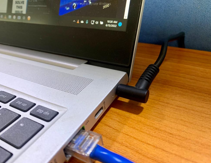 File: Charging laptop | credit: Adomonline.com File: Charging laptop | credit: Adomonline.com