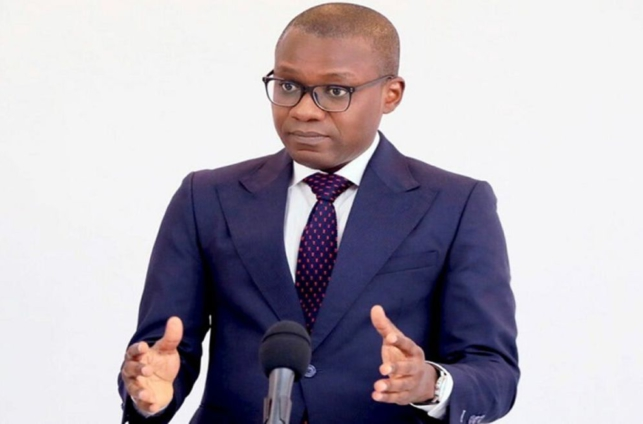 Togo government spokesman Akodah Ayewouada Togo government spokesman Akodah Ayewouada