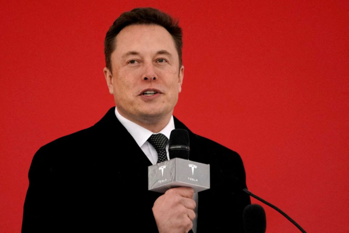 Tesla CEO Elon Musk attends the Tesla Shanghai Gigafactory groundbreaking ceremony in Shanghai, China January 7, 2019. REUTERS/Aly Song/ Tesla CEO Elon Musk attends the Tesla Shanghai Gigafactory groundbreaking ceremony in Shanghai, China January 7, 2019. REUTERS/Aly Song/
