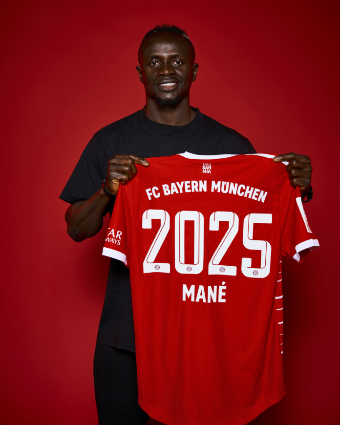 Sadio Mane PC: @FC Bayern Munich/ Twitter Sadio Mane PC: @FC Bayern Munich/ Twitter