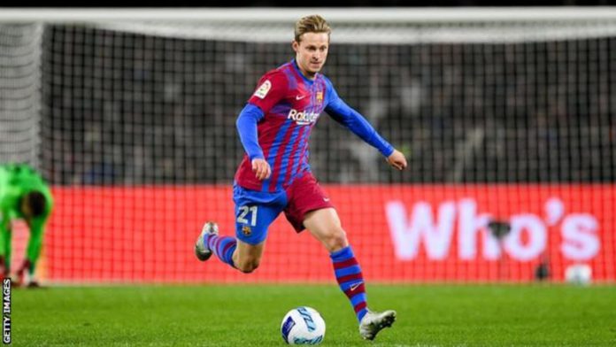 De Jong made 47 appearances for Barcelona last season De Jong made 47 appearances for Barcelona last season
