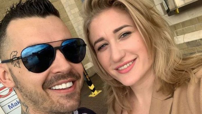 Tony Garnet said things are going 'brilliantly' with new partner Sofiia Karkadym (Image: @tee_garnett/Instagram) Tony Garnet said things are going 'brilliantly' with new partner Sofiia Karkadym (Image: @tee_garnett/Instagram)