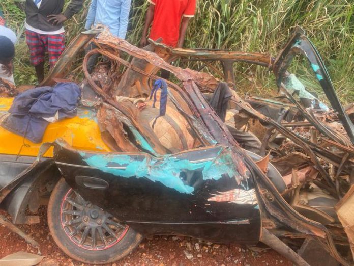 Gory accident leaves 7 dead in Ahafo region Gory accident leaves 7 dead in Ahafo region