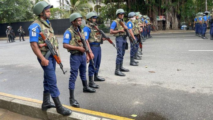 Sri Lanka forces raid government camp / Credit: BBC