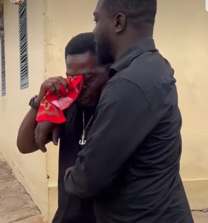 Actor Shifu in tears at Osei Tutu's funeral