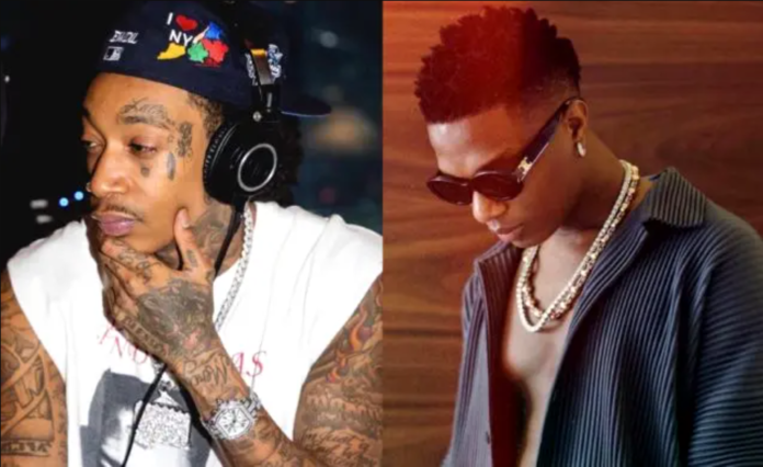 Wiz Khalifa & Wizkid / Credit: VANGUARD NEWS