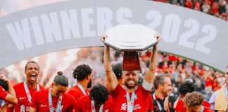 Liverpool celebrate Community Shield