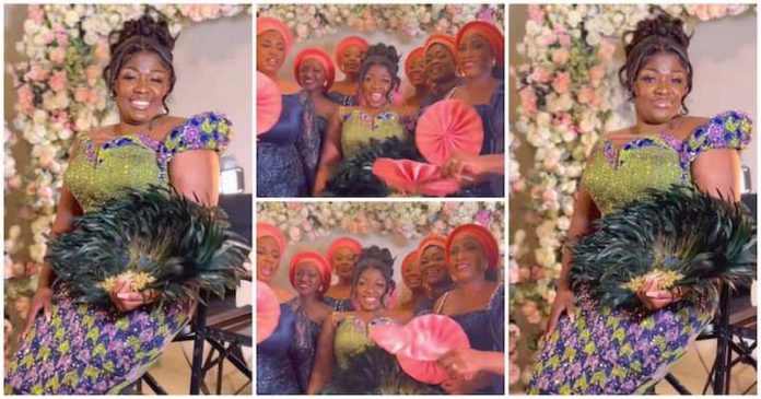 Tracey Boakye and her bridesmaids. Photo Source: @menscookgh Tracey Boakye and her bridesmaids. Photo Source: @menscookgh