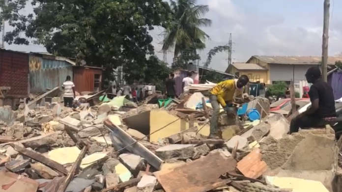 Over 50 houses, shops demolished at Sakaman