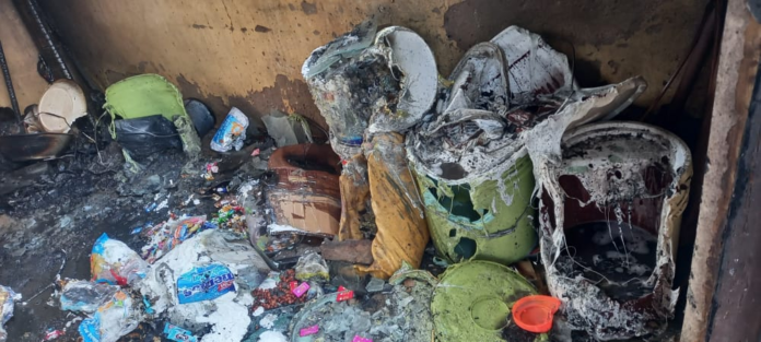 Juaso SHTS after fire incident