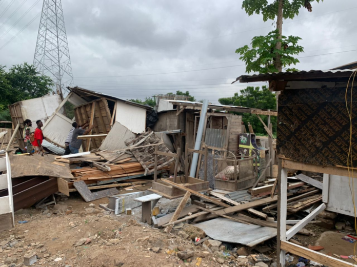 GRIDCo demolishing