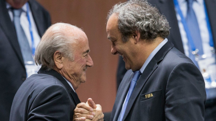 Sepp Blatter (left) and Michel Platini (right) during their days running FIFA and UEFA, respectively Sepp Blatter (left) and Michel Platini (right) during their days running FIFA and UEFA, respectively