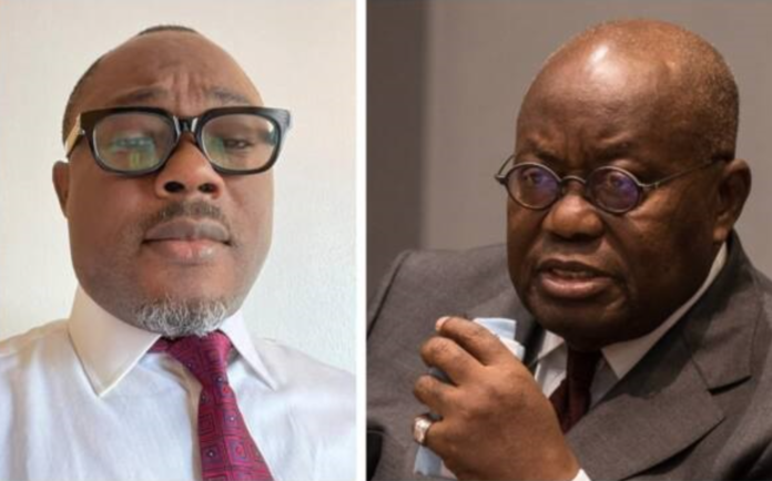 Prof Gyampo and President Nana Akufo-Addo Prof Gyampo and President Nana Akufo-Addo