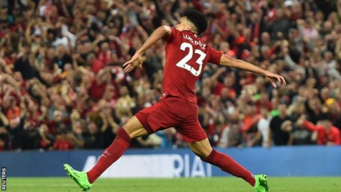Luis Diaz scores equaliser with Liverpool's 20th attempt of the game Luis Diaz scores equaliser with Liverpool's 20th attempt of the game