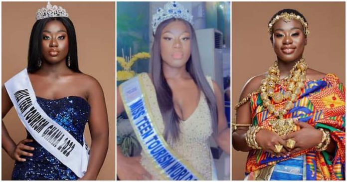 Stacy and Okyeame Quophi's daughter, Calista, has been crowned as Miss Teen Tourism 2022 Photo source: @kali.starrr Stacy and Okyeame Quophi's daughter, Calista, has been crowned as Miss Teen Tourism 2022 Photo source: @kali.starrr