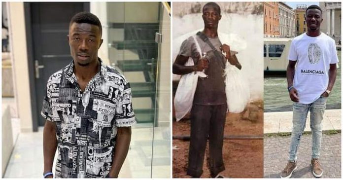 Kwaku Manu: Then vs Now Photo Source: @kwakumanubob Kwaku Manu: Then vs Now Photo Source: @kwakumanubob