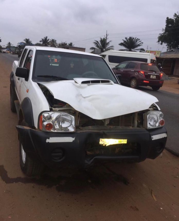Immigration vehicle Afienya accident