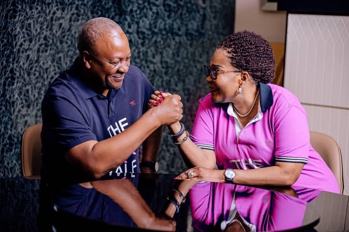 John Mahama and Lordina